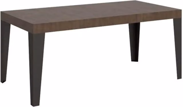 Tavolo allungabile Itamoby Flame Premium colore noce con gambe antracite L: 180-440 cm, P: 90 cm
