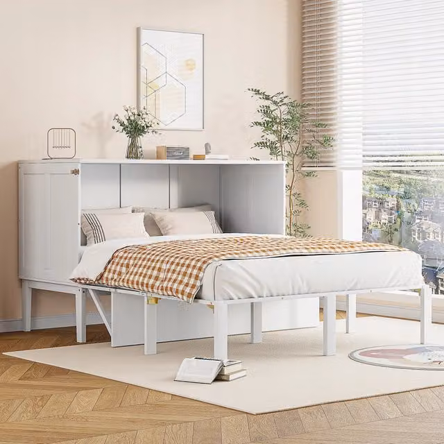Letto con contenitore - Xylo - 140x200 - Bianco