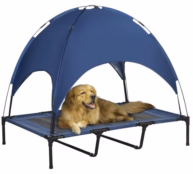 Cuccia per cani da esterno – Letto per cani – Kennel per cani – Letto per animali domestici – Casetta per cani – Resistente agli agenti atmosferici con copertura