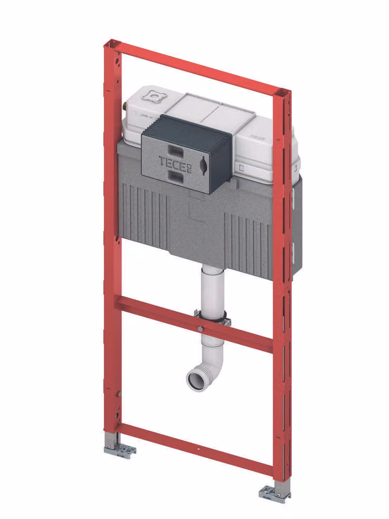 TECEprofil module WC, avec chasses deau unies, pour WC au sol pour enfants, hauteur 1120mm, 9300388, 9300388