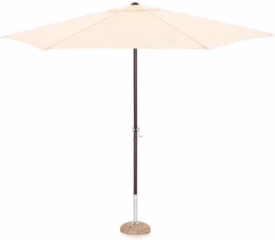 Ombrellone diametro 3 m ecru - Ombrellone da giardino con progetto M0433-21