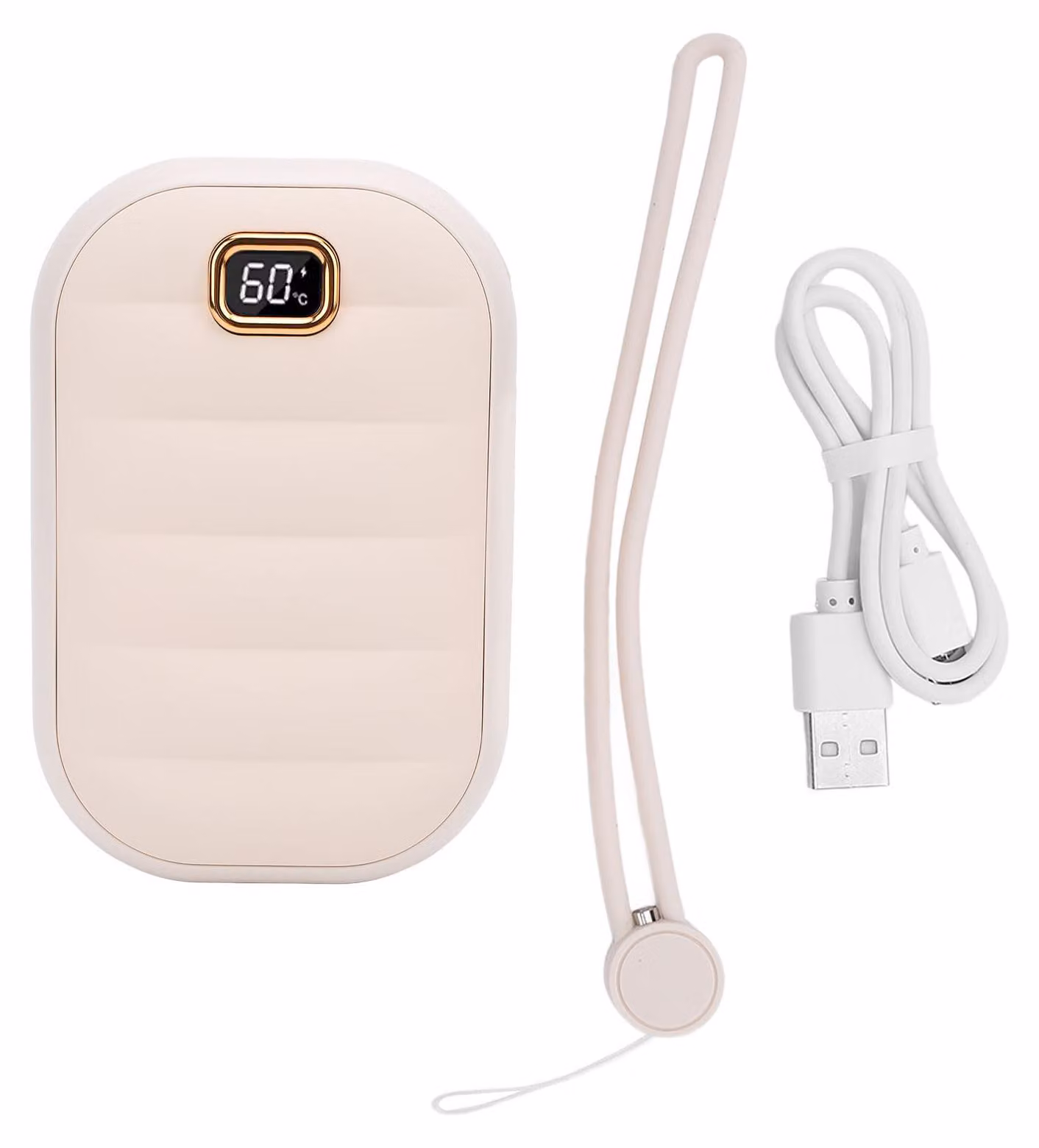 Scaldamani, scaldamani elettrico ricaricabile, 4 livelli, calore, tipo C, caricatore portatile, 4000 mAh, senza acqua, riscaldamento tascabile, piumino,