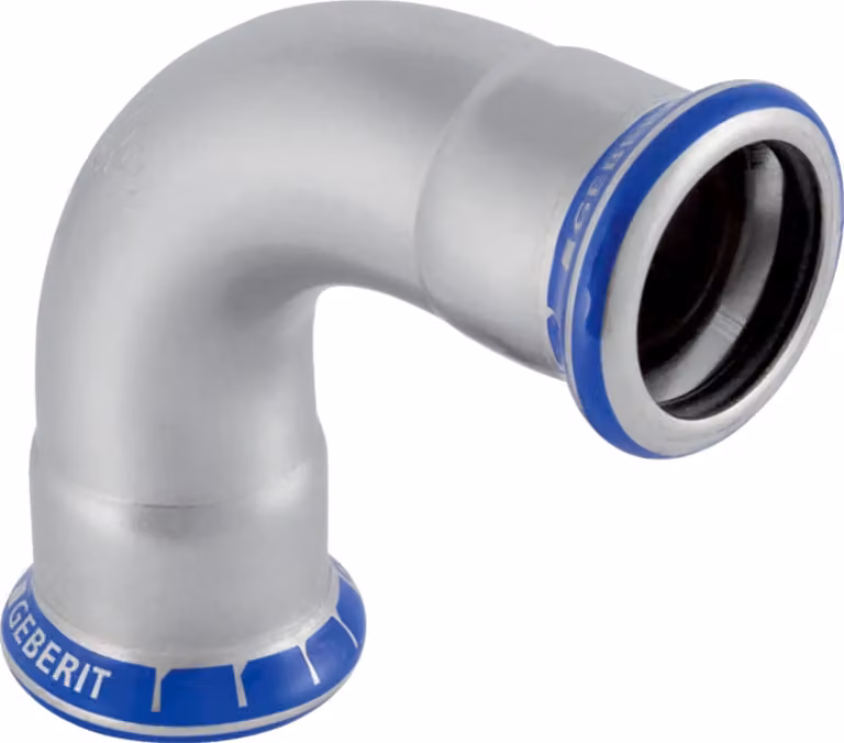 Geberit 31107 Mapress gomito in acciaio inox 90Gr d42