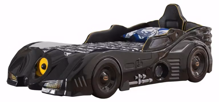 Letto moderno e lussuoso con luci LED, dotato di effetti sonori per bambini