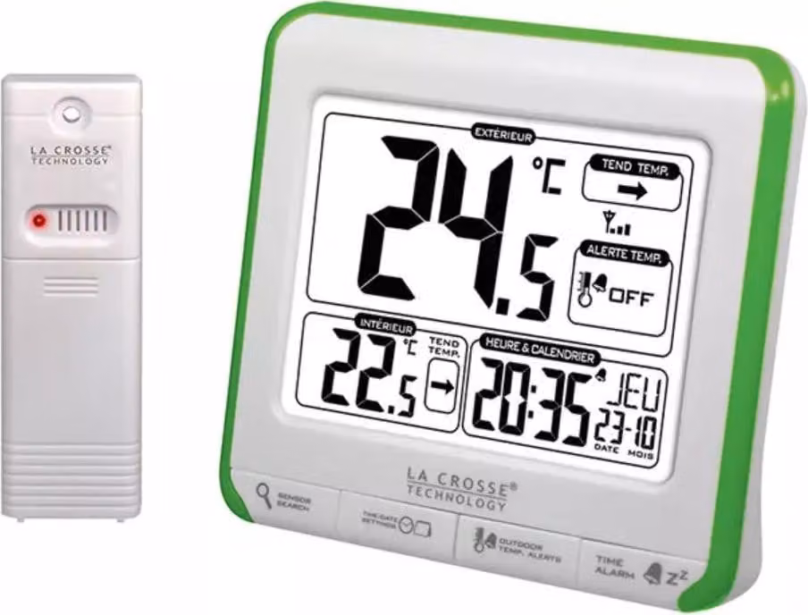 Stazione meteorologica bianca/verde La crosse technology WS6811W-GREEN