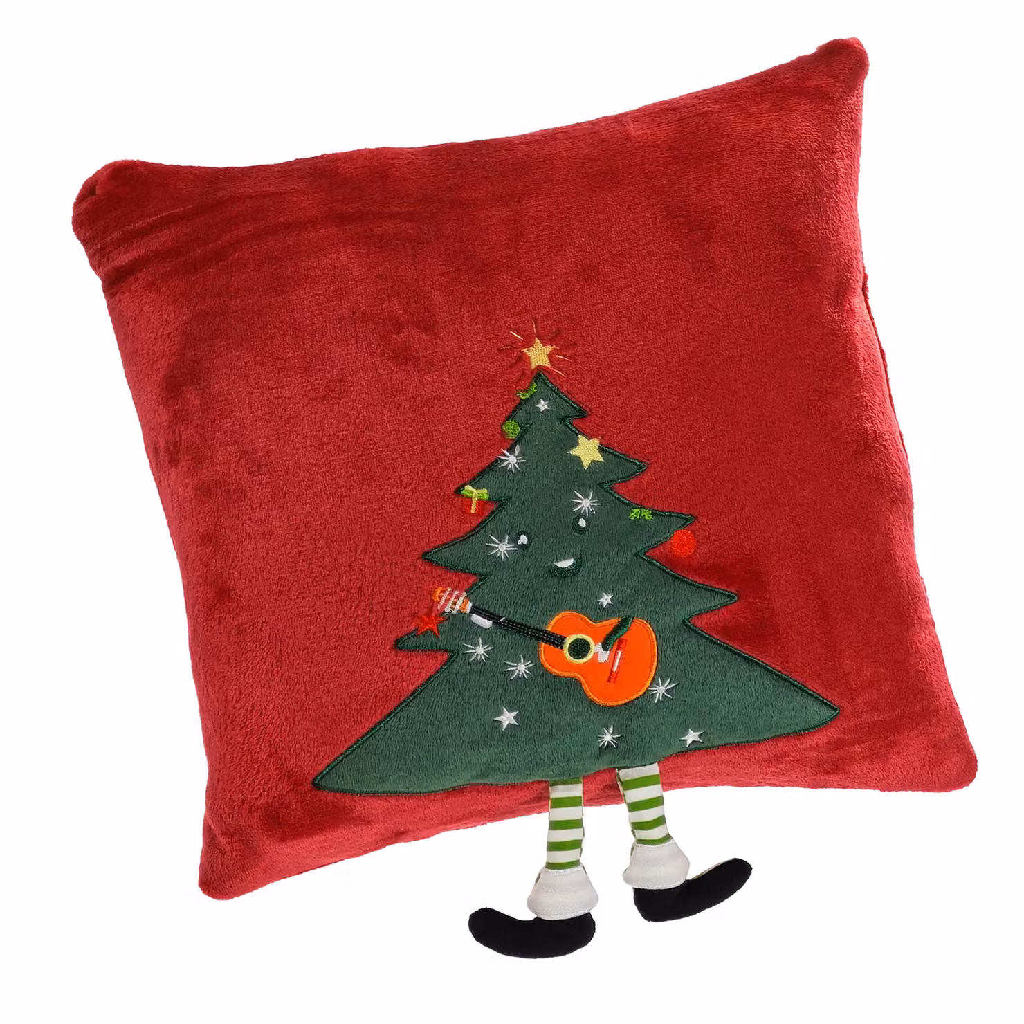 Cuscino Natalizio Sfoderabile e Lavabile Vestiamo Casa Rosso 40x40 cm – 3