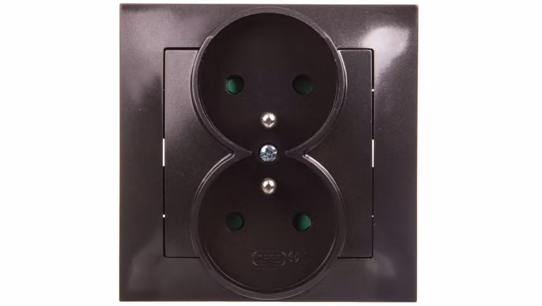 IMPRESJA Cassetto doppio con tende a rullo antracite GP-2YZP/50