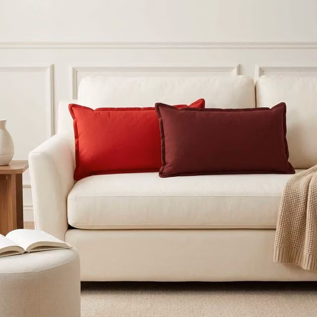 Cuscino con cuscino HOUTEN 12 pz Rosso Lino 933849