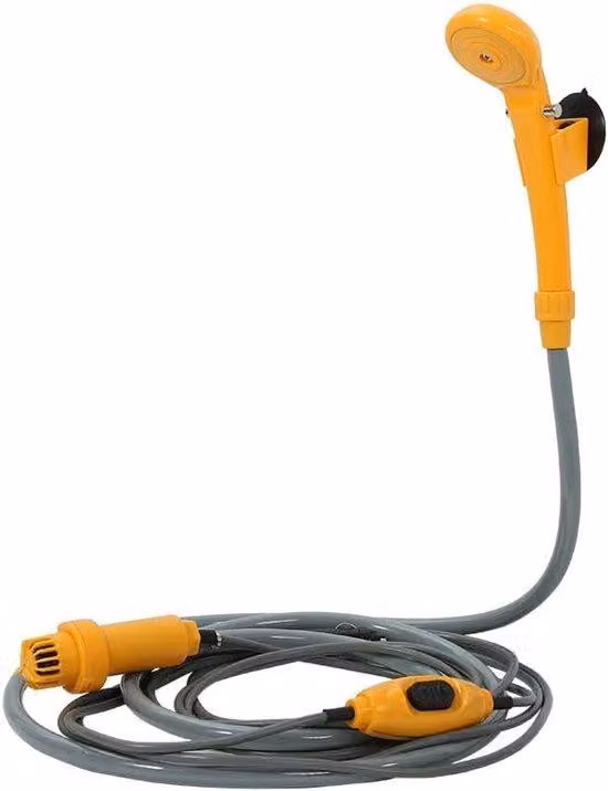 Doccia da viaggio 12 V, set da campeggio completo, portatile, per esterni