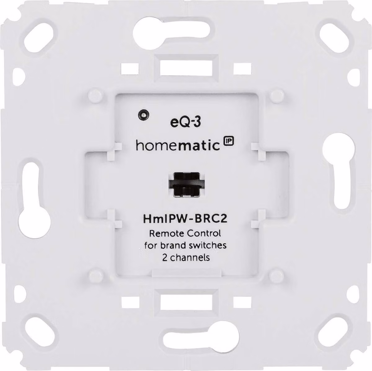 Pulsante a muro cablato Homematic IP per interruttori di marca - Doppio (2 vie) | HmIPW-BRC2