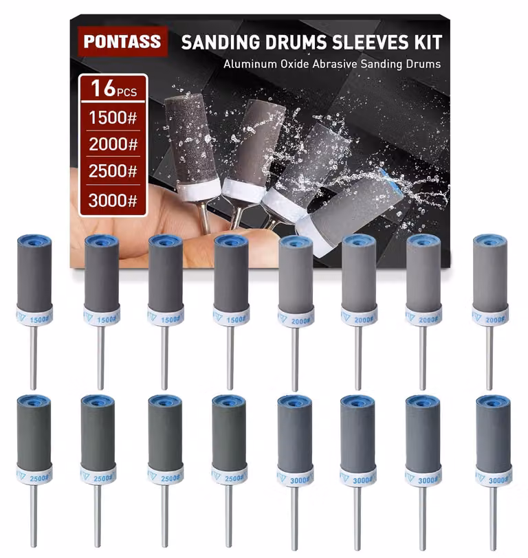 Solidchoice - Set di 16 dischi abrasivi per utensili rotanti