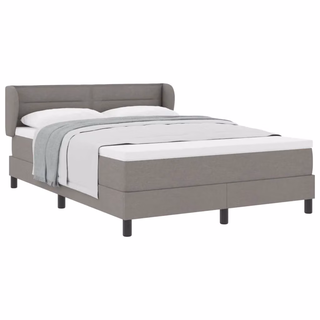 Letto a molle con testiera Talpa vidaXL in tessuto, L/P/H: 160 x 200 x 88 cm – 2
