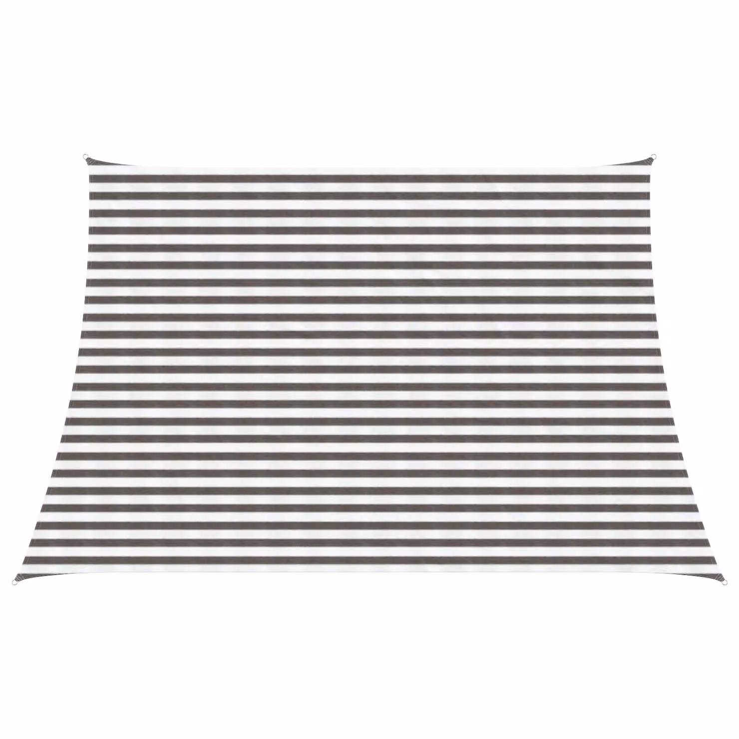 Telo Ombra Rettangolare vidaXL in HDPE Grigio Chiaro e Bianco L: 4 m x P: 3 m