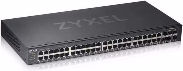 Switch Ethernet Gigabit Gestito Zyxel GS1920-48V2 Nero con 48 porte 10/100/1000 Mbps