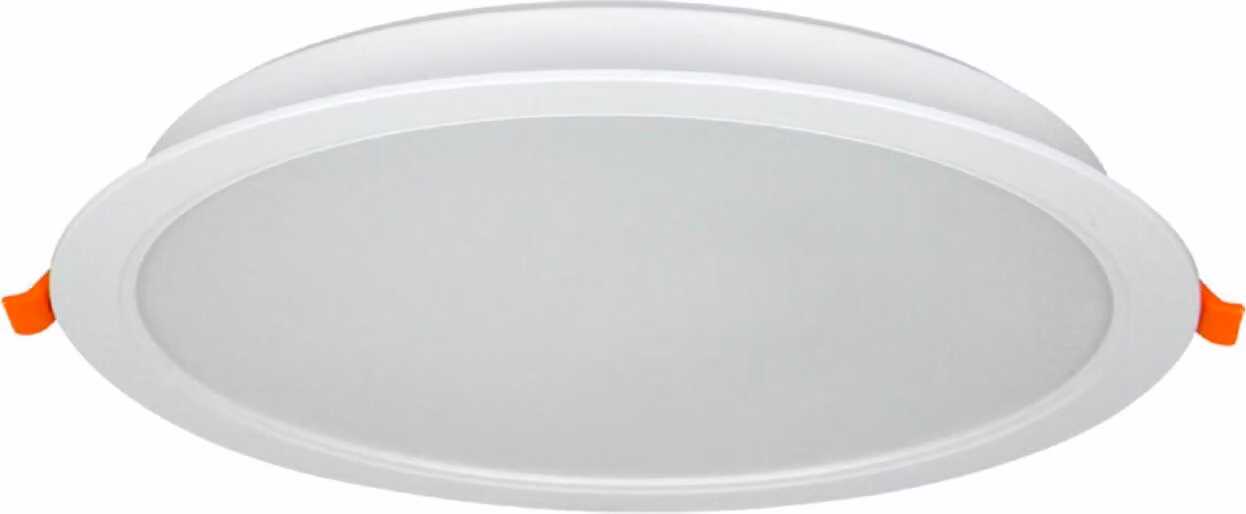 Faretto da incasso 24W | Rotondo, senza sfarfallio, 2550lm | Plafoniera CCT colori regolabili 3000-6000 K | Set di 3 pezzi di facile installazione