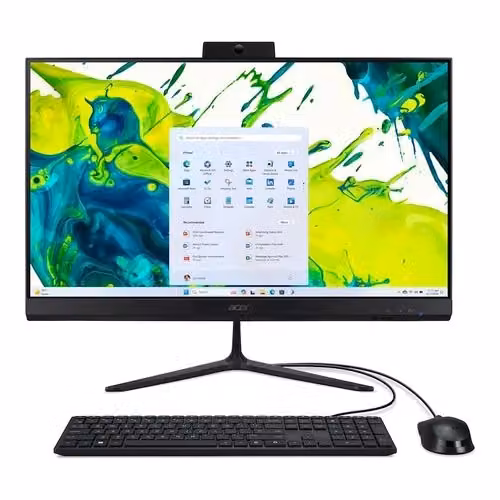 PC All in One Acer Aspire C24 con 2 GB RAM, Colore Nero – 2