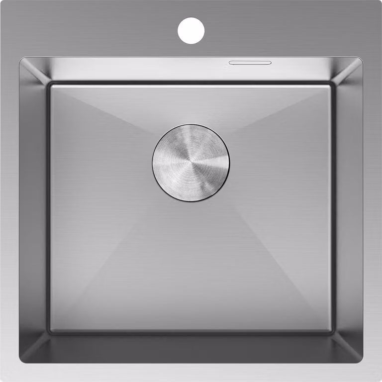Mexen Solix lavello in acciaio 1-vasca 500 x 500 mm, inox - 6407501000-01