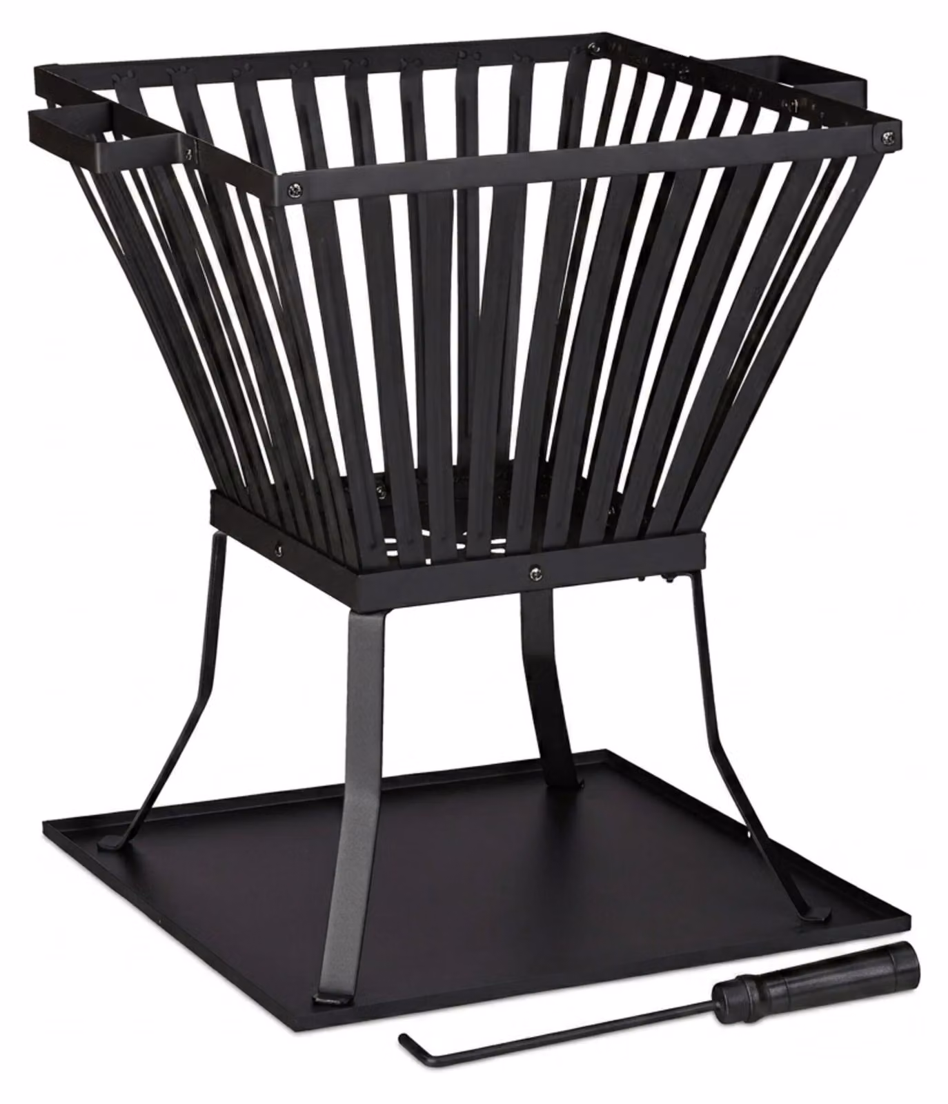 relaxdays 10026548_0 relaxdays Feuerschale XL schwarz