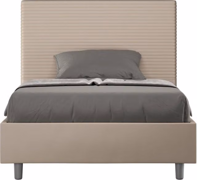 Letto Matrimoniale Moderno GIORDANOSHOP Beige L/P/H: 180 x 200 x 122 cm