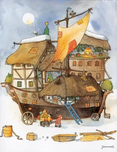 Calendario dell'Avvento di Janosch: La nave dei sogni