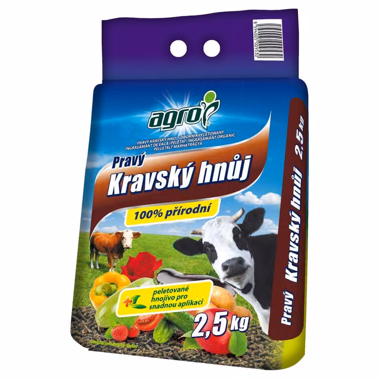 AGRO vero sterco di vacca 2,5 kg