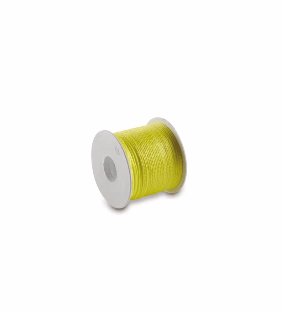 Nespoli Filo Nylon Giallo 100m Alta Visibilità per Edilizia 2mm