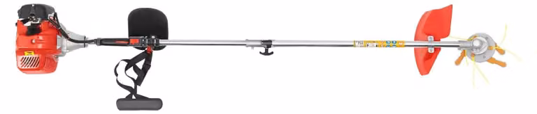 Decespugliatore a benzina e tagliasiepi - Cilindrata 43 cm³ - Motore a 2 tempi - 1,25 kW - 8500 giri/min - Albero da 1,75 m - Colore: argento