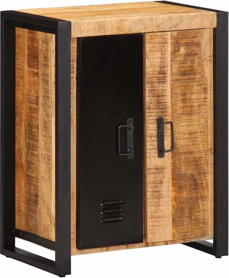 Credenza 55x35x70 cm Legno di mango grezzo