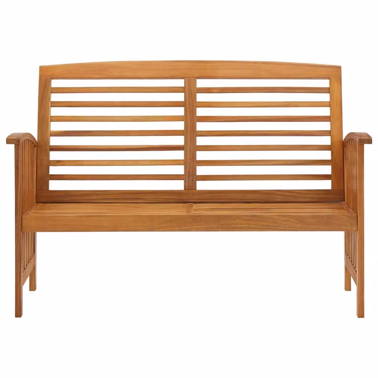 Panchina da Giardino 119 cm in Legno Massello d'Acacia