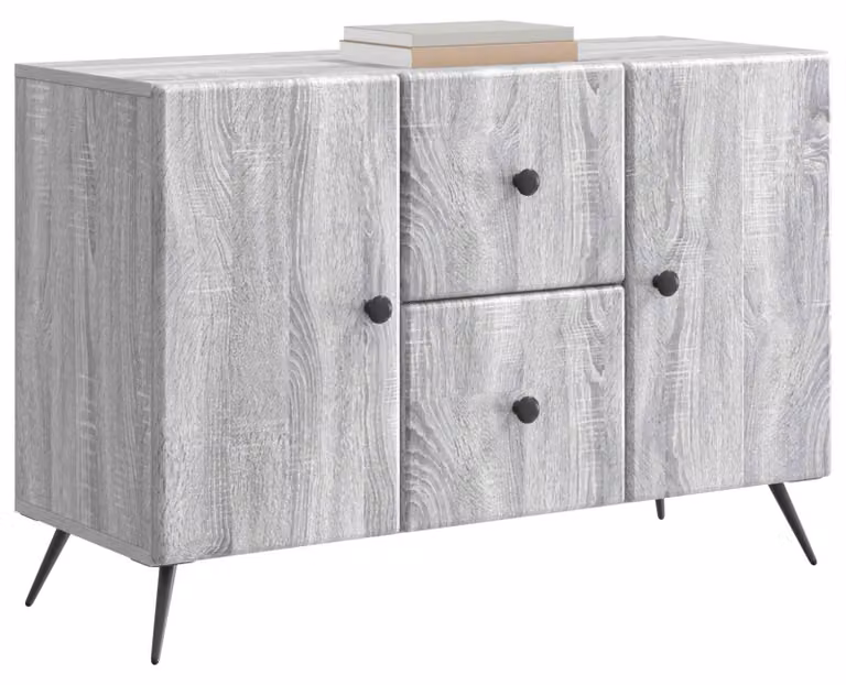 Credenza Grigio Sonoma 89 x 34,5 x 60 cm Legno ingegnerizzato