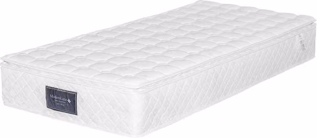Desviae Materasso a molle insacchettate con schiuma a 7 zone, rivestimento in poliestere bianco, altezza 25 cm, H3