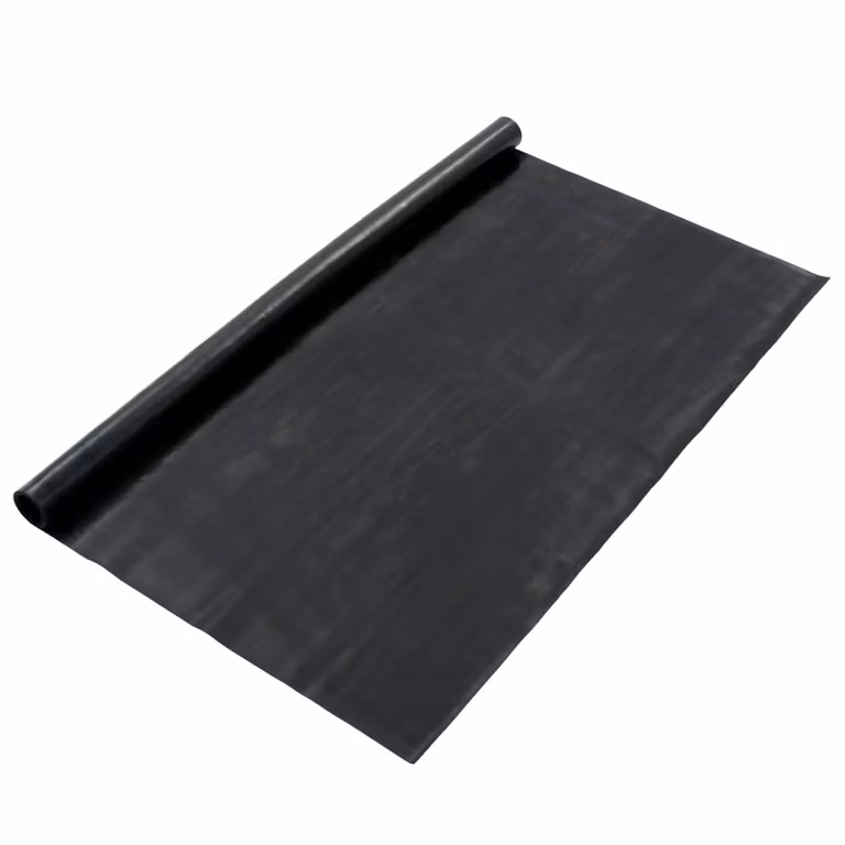 Tappeto in gomma vidaXL Nero per giardino e terrazza L: 5 m, P: 1,2 m