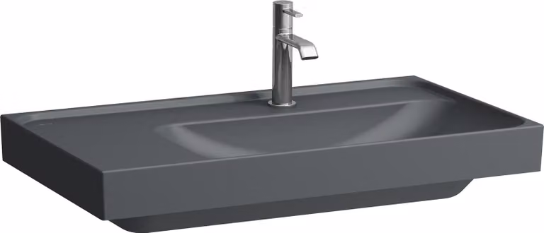LAUFEN MEDA lavabo, encastrable, 800x460mm, tablette à gauche, 1 trou pour robinet, sans trop-plein, H8171157581111, H8171157581111