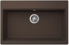 Lavello a una vasca Elleci TIME 130 Espresso Opaco Brown L: 79 cm, P: 51 cm