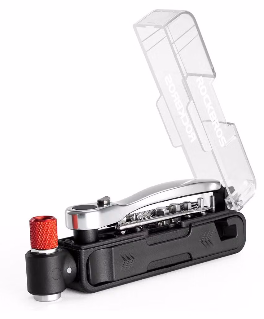 Rockbros Multitool per bici con pompa a CO₂ e cricchetto