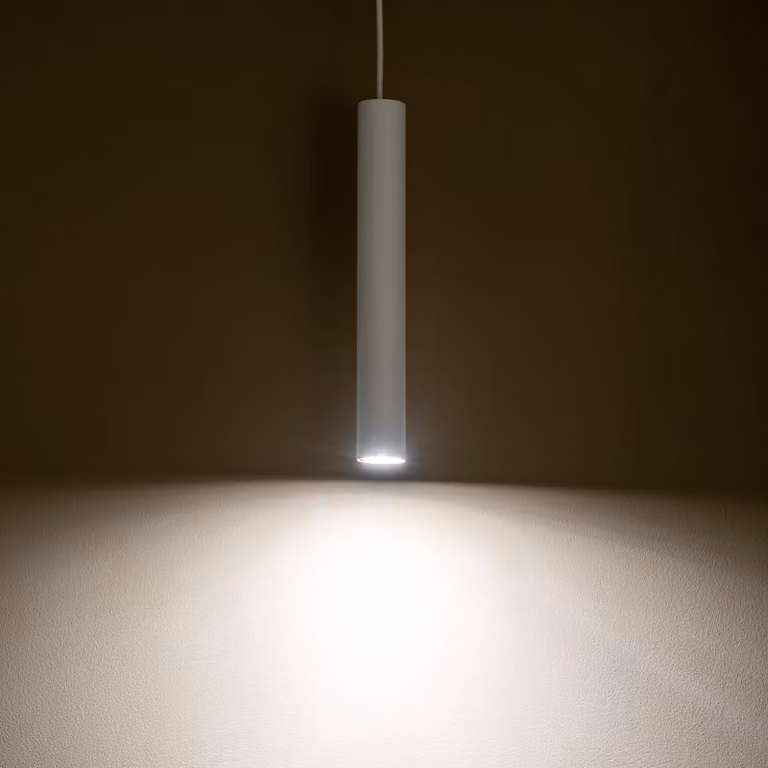 Lampada a sospensione FOURTY bianca 1xGU10x10W in metallo, dimensioni: 133x4x4 cm, IP20, Nowodvorski Lighting