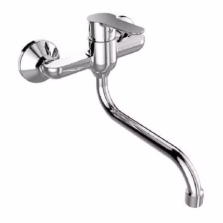 Mereo Zuna - Rubinetto per lavello, distanza 100 mm, cromato CB301A01Z