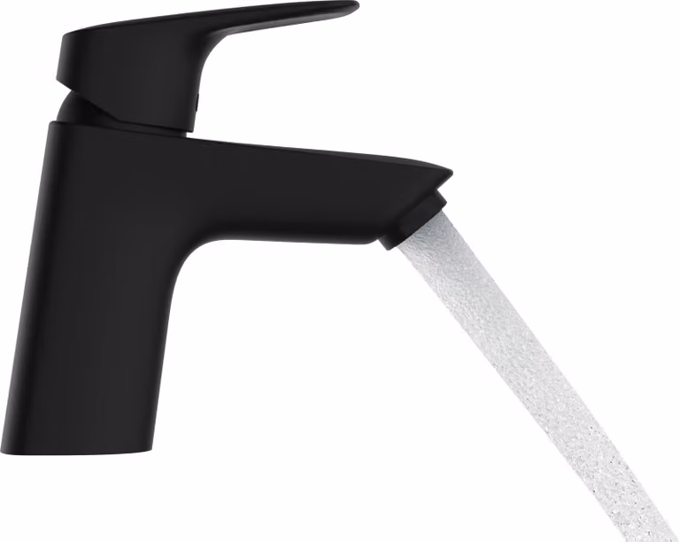 hansgrohe Logis Mitigeur de lavabo, ComfortZone70, bonde à tirette, saillie 107mm, 71070670, 71070670