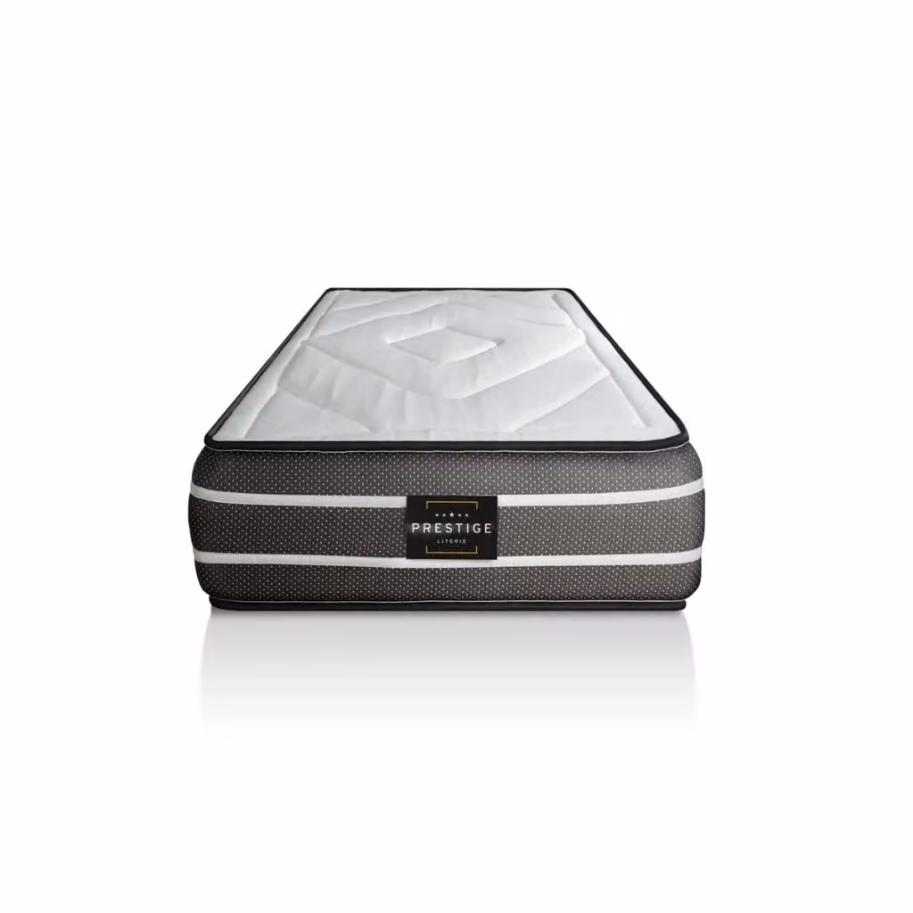 Materasso ibrido Prestige Literie con molle insacchettate e memory foam, colore bianco, L/P/H: 80 x 190 cm – 2