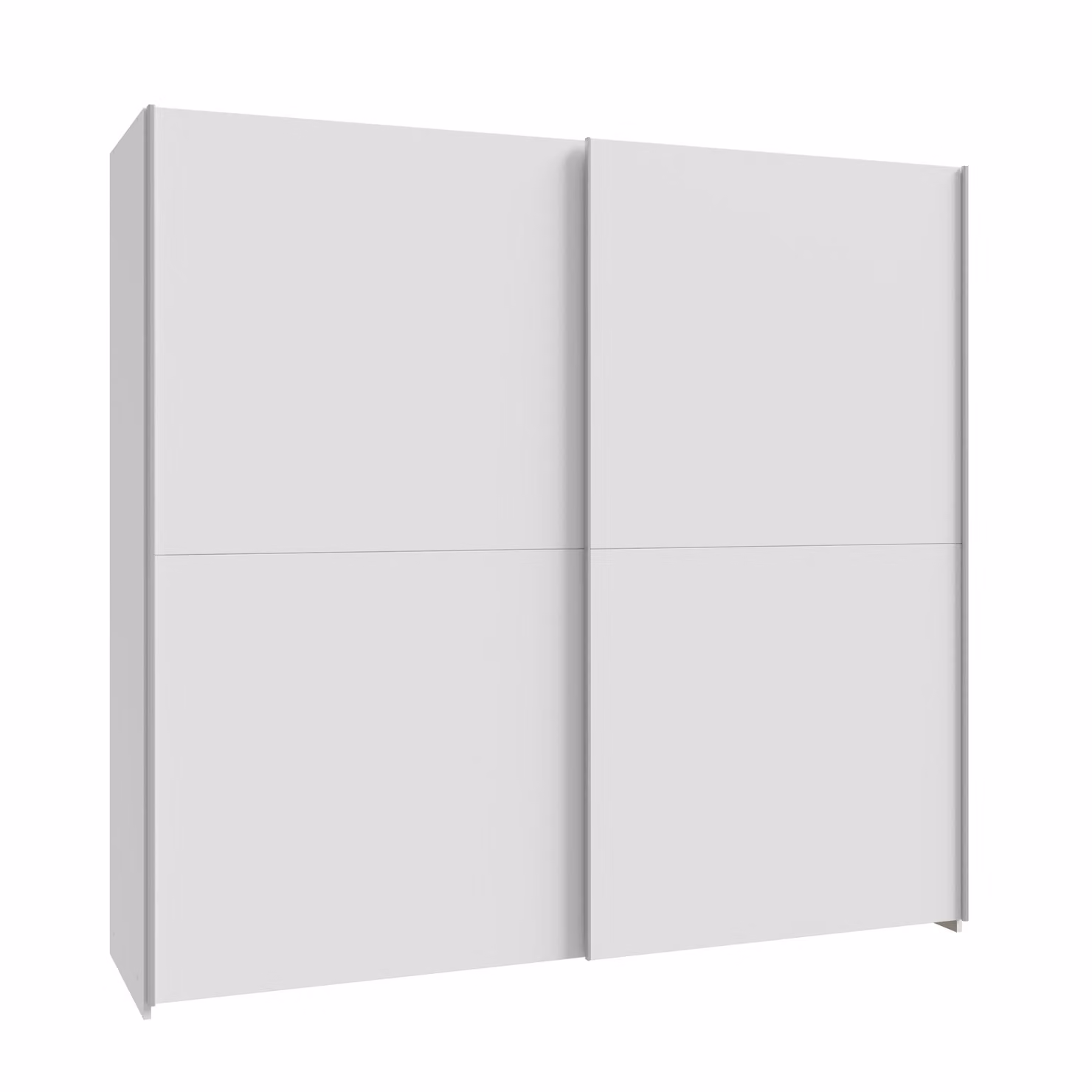 Armadio ad ante scorrevoli >Chess&matt< in bianco - 200,1x190,5x61,2cm (LxHxP)