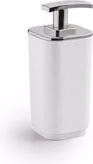 Dosapone da appoggio Gedy Seventy in ceramica bianco L: 6,5 cm, P: 7,1 cm, H: 16 cm