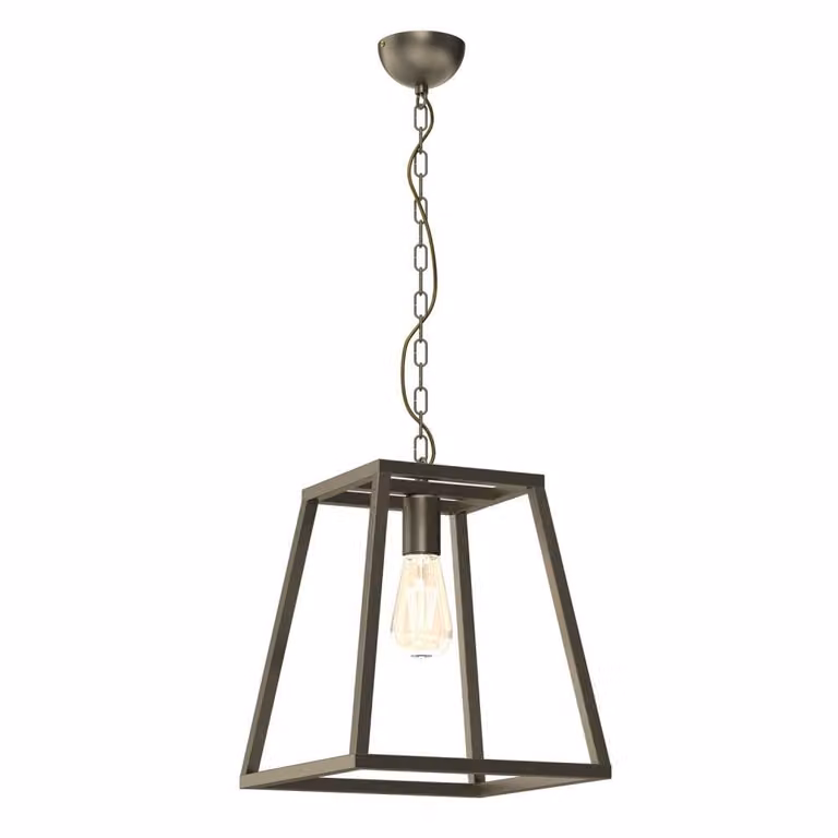 Lampada a sospensione a forma trapezoidale, modello FRAME 4421, Luminex