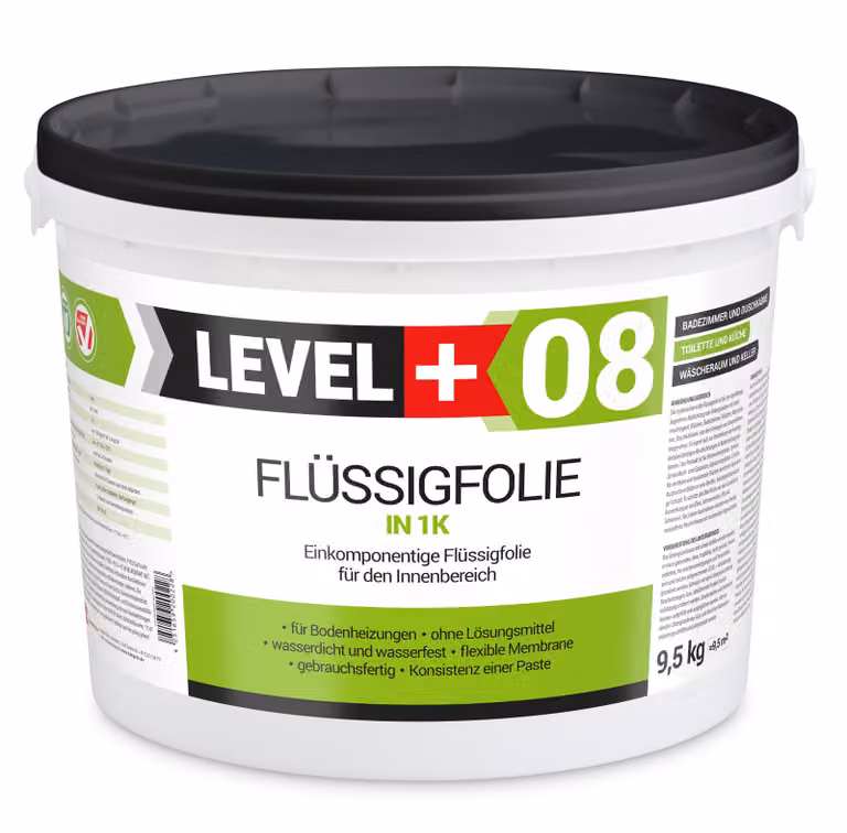 Pellicola liquida per l'impermeabilizzazione interna dei bagni 9,5 kg Level+08