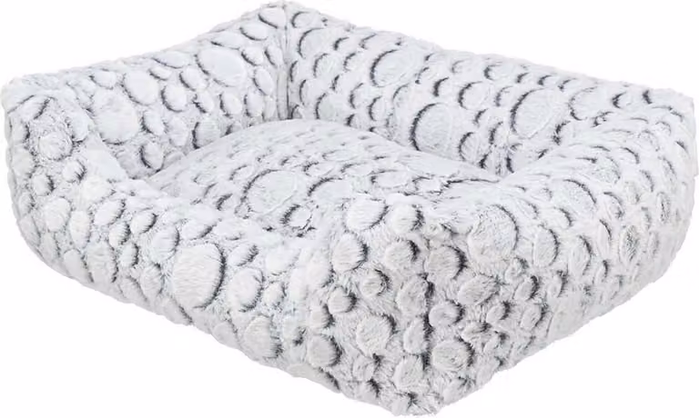 Trixie Dog Basket Mila Peluche angolare Bianco/Grigio