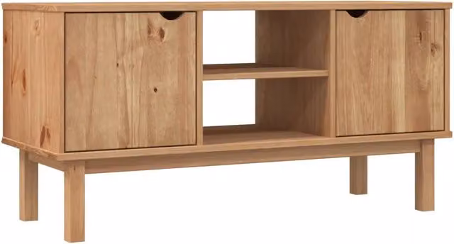 Mobile TV | Armadietto TV | Mobile Porta TV OTTA 113,5x43x57 cm in Legno Massello di Pino