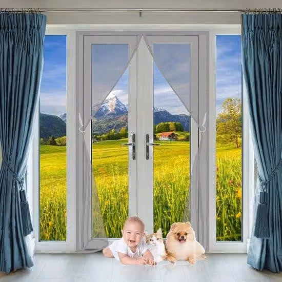 Rete anti-insetti - 95 x 230 cm - Grigio