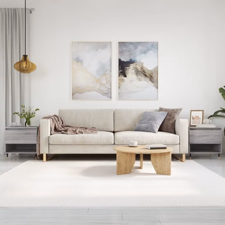 Maison Exclusive - Tavolini da salotto 2 pezzi Grigio Sonoma 50x46x50 cm Materiale ligneo