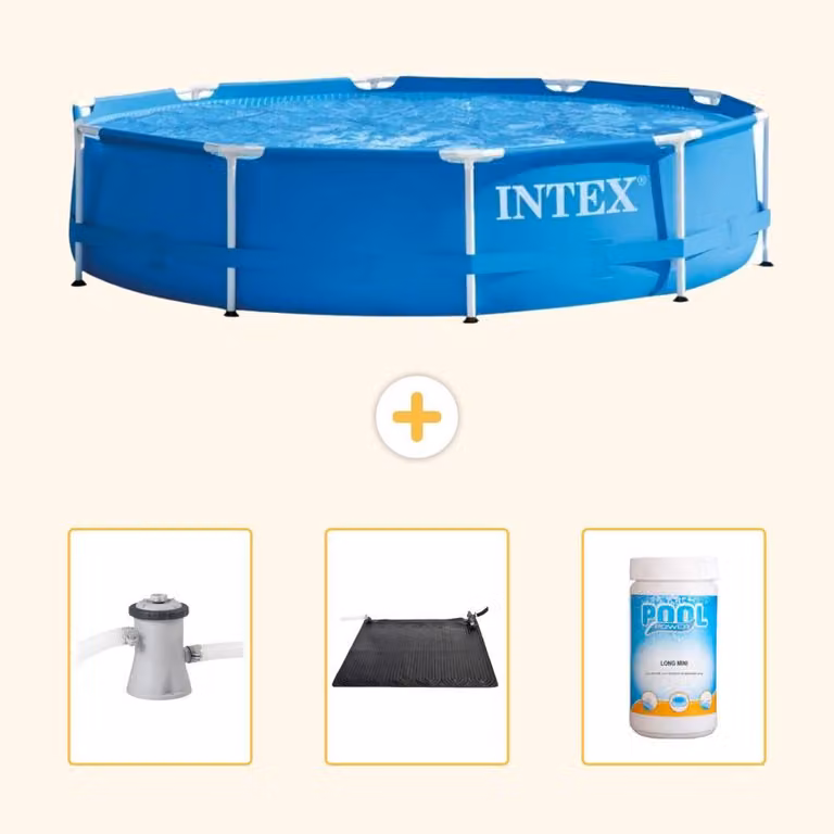 Piscina autoportante rettangolare - 305x76 cm - 4 pezzi - SCB80