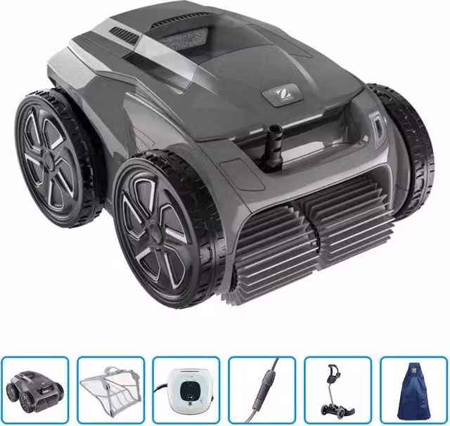 Robot Pulitore Automatico Per Piscina Zodiac Alpha Oa 6400 Iq Con Carrello Di Trasporto Configurazione: Premium