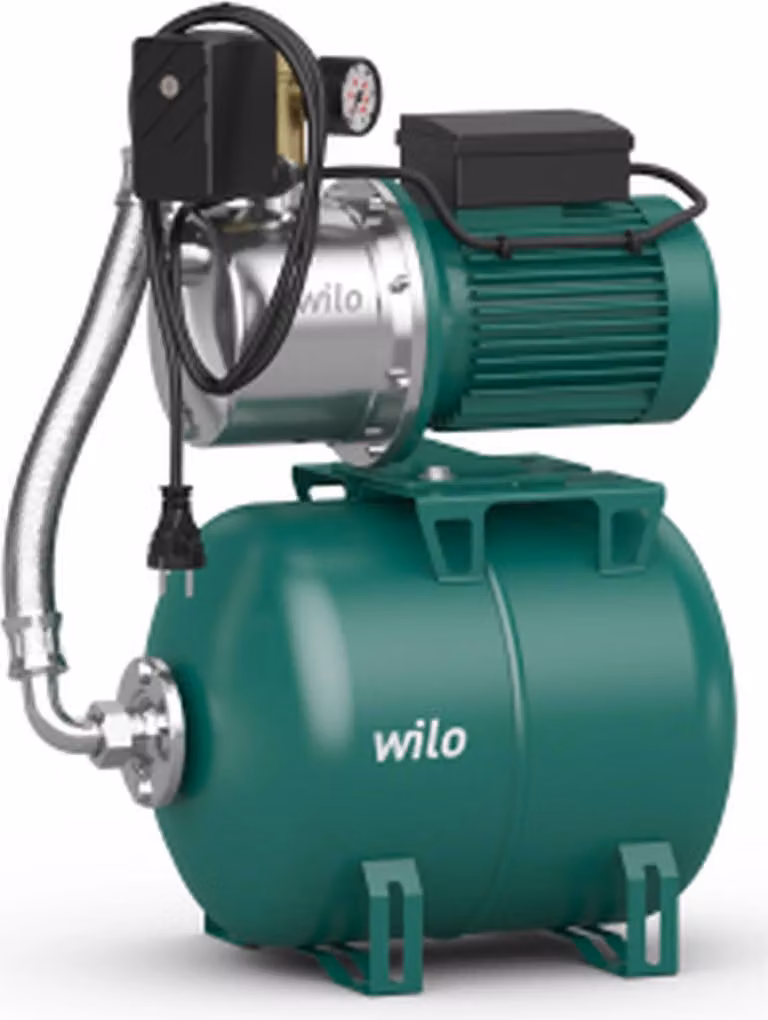 Impianto pompa centrifuga Wilo con serbatoio Jet HWJ 203-EM/2-2, 230 V, 1 pz.